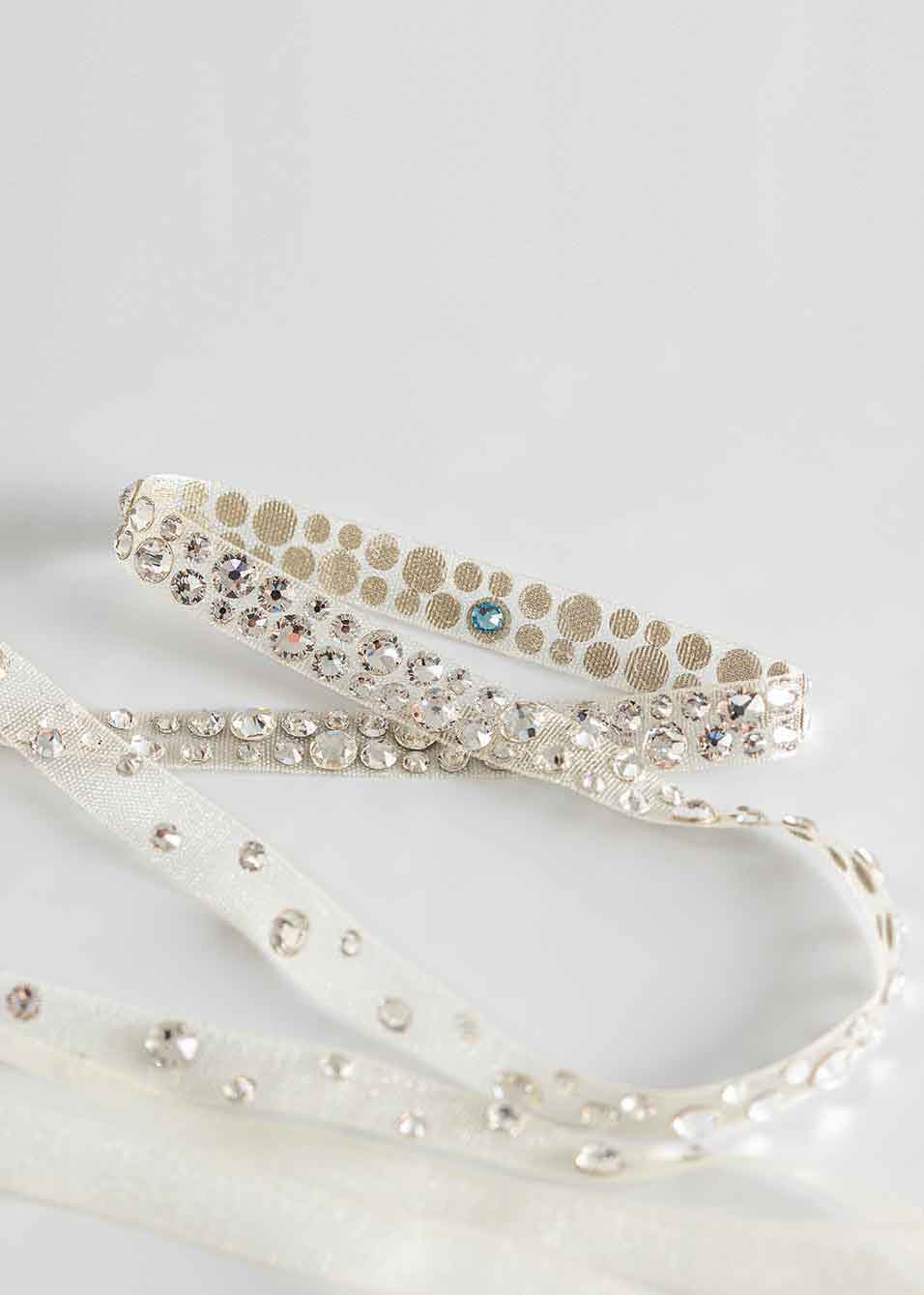 Emilia Narrow Crystal Belt