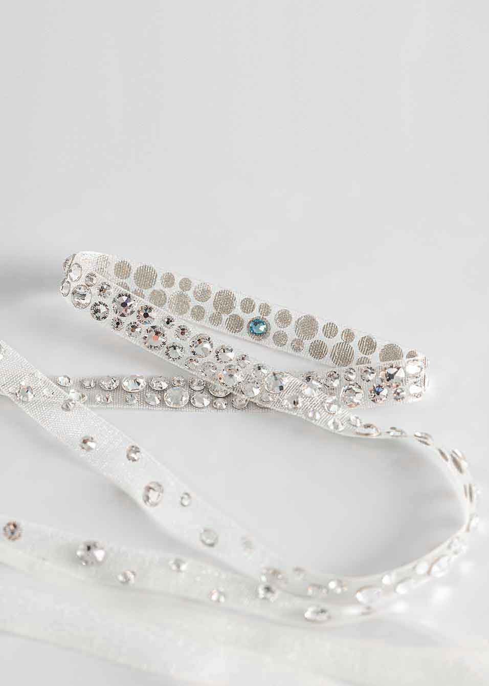 Emilia Narrow Crystal Belt