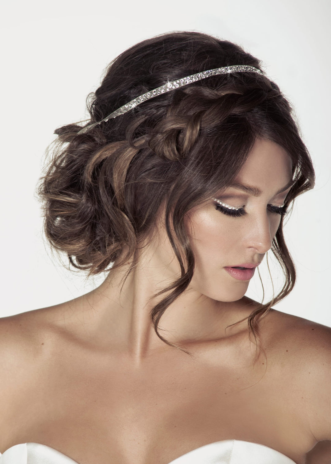 Emilia Narrow Crystal Belt