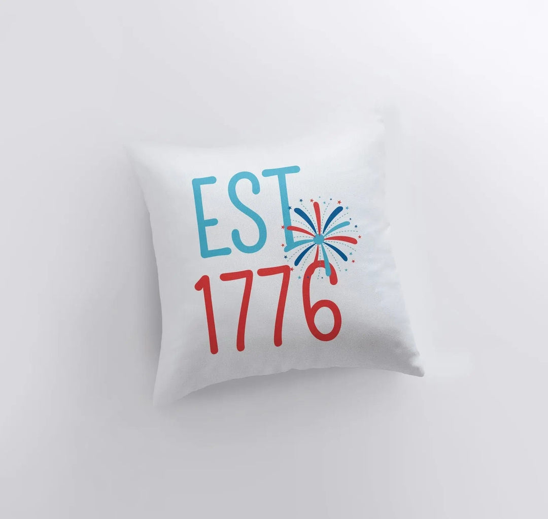 Est 1776 | Pillow Cover | Memorial Gift | Home Decor | Freedom Pillow | Pillow | Farmhouse Decor | Throw Pillows | Bedroom Decor | Fourth US