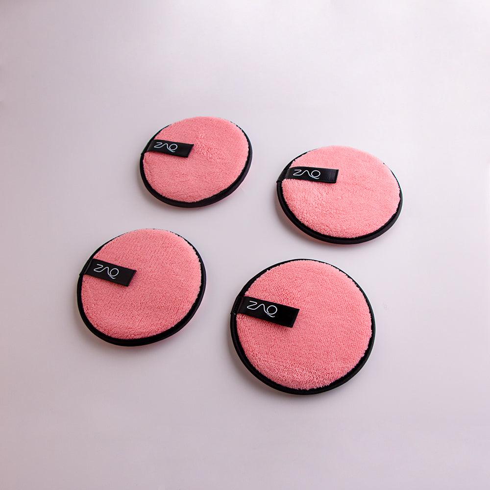 ZAQ Reusable Makeup Remover Pads 4pack with Spa facial Headband by ZAQ Skin & Body