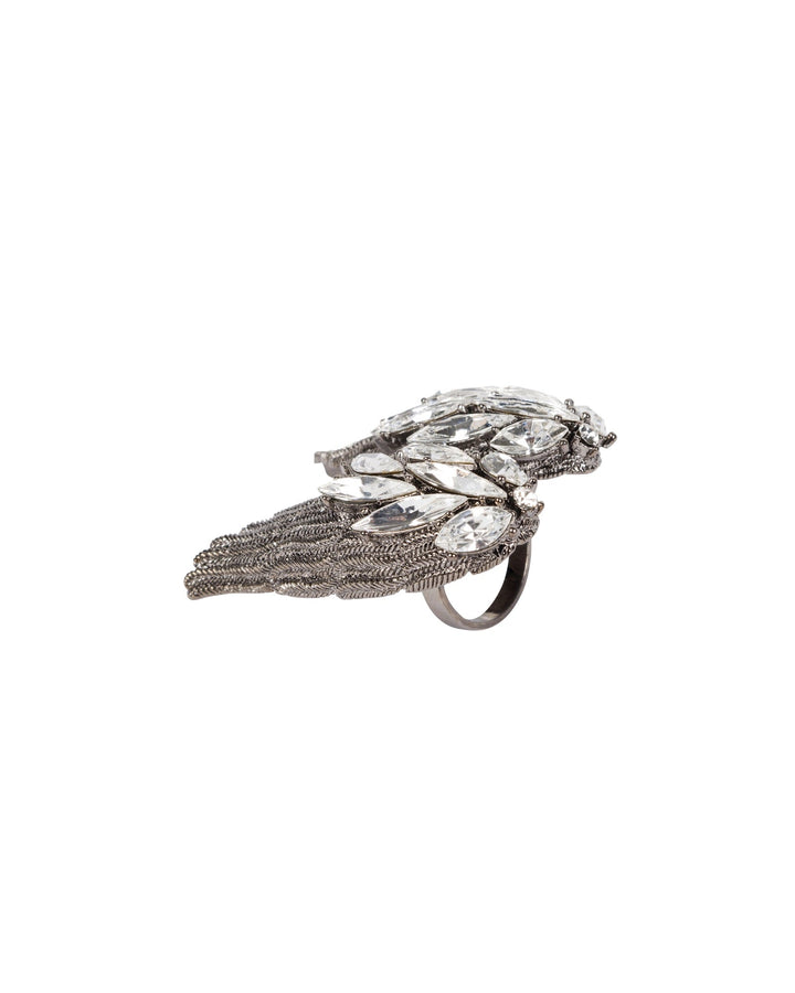 The Heavenly Angel Rhinestone Ring by Meghan Fabulous