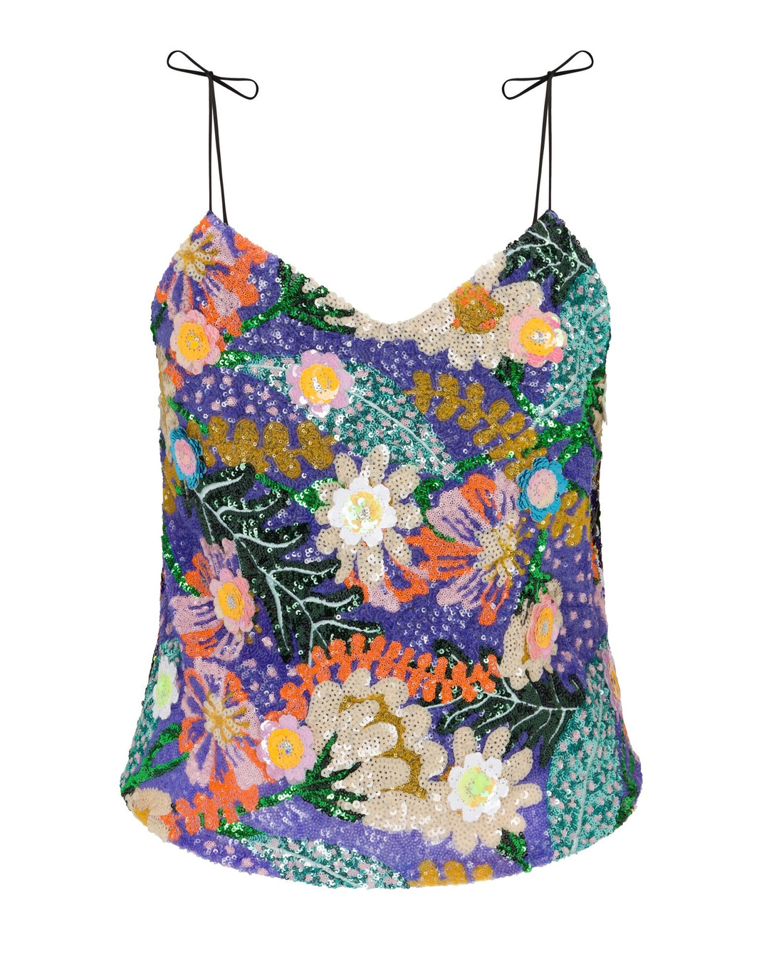 The Madame Reversible Cami - Purple Flame by Meghan Fabulous
