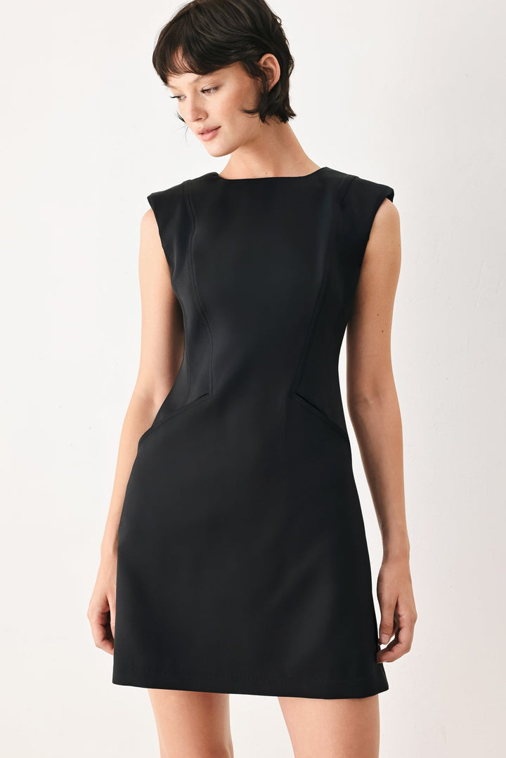 THE MODERN ICON WOVEN SHIFT DRESS