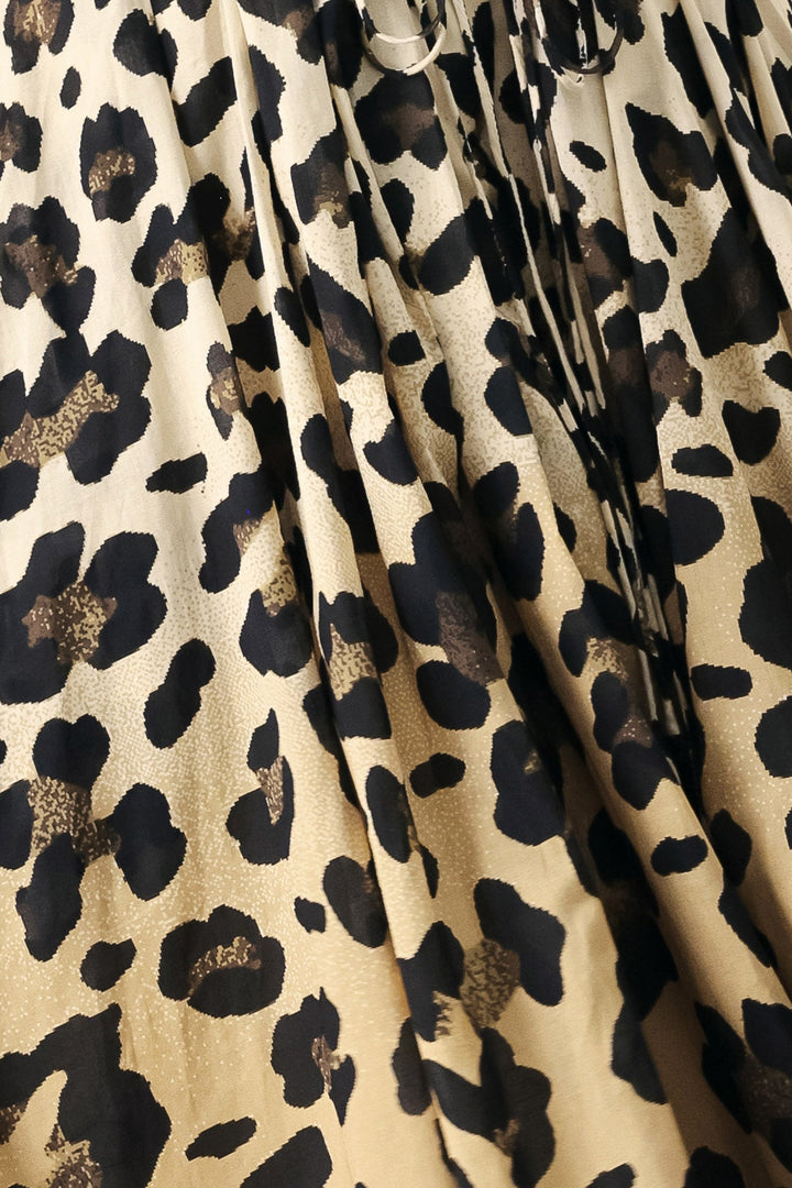 WILD MUSE WOVEN MIDI DRESS
