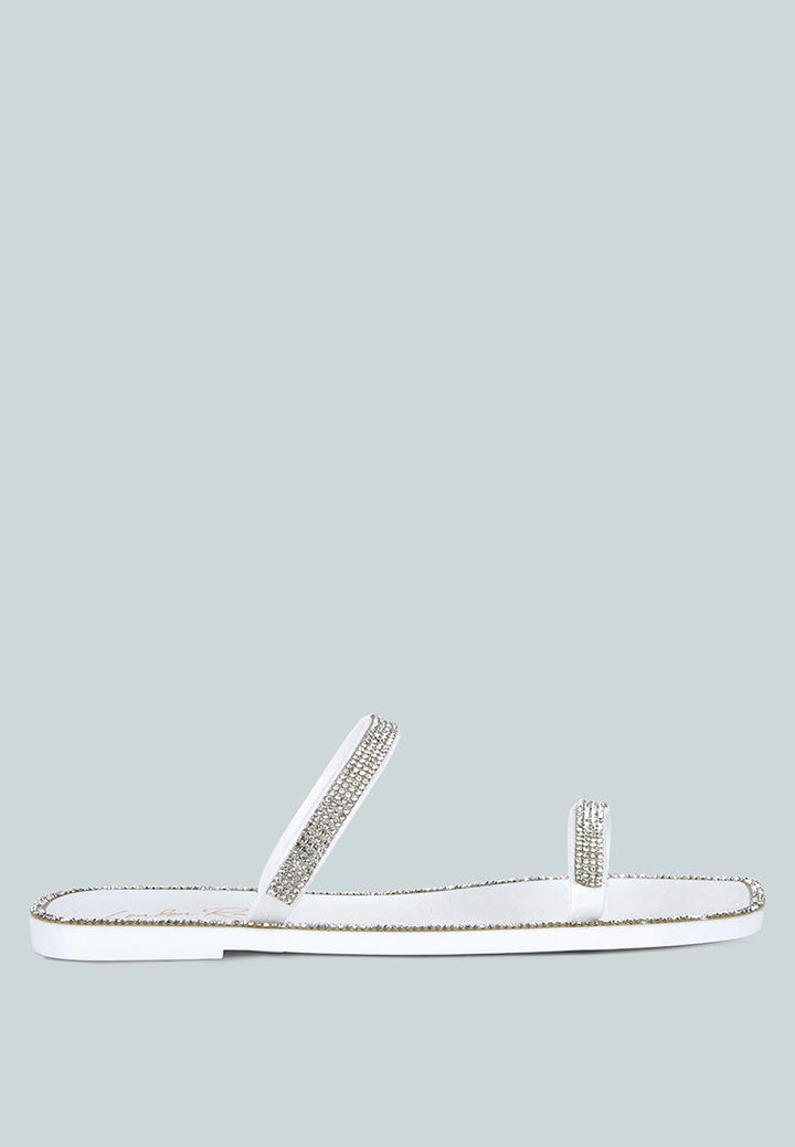 fenta diamante detail jelly flats by London Rag