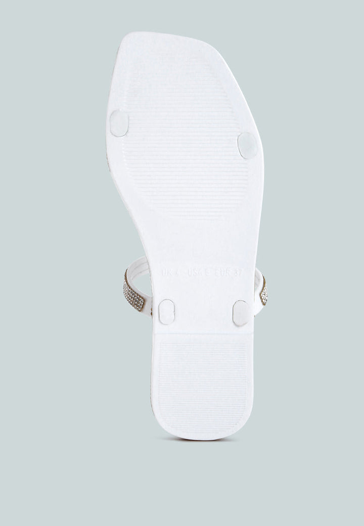 fenta diamante detail jelly flats by London Rag