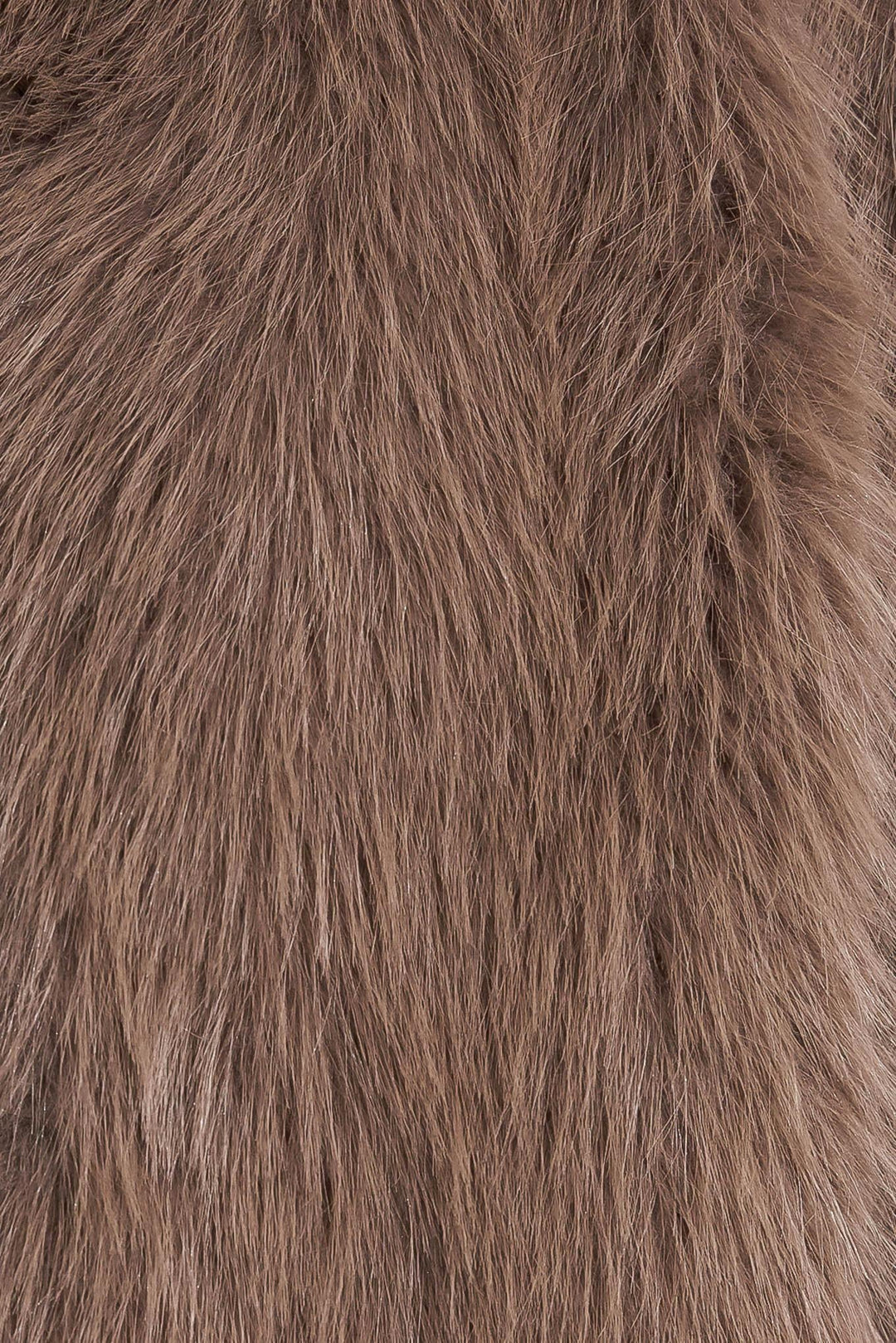 LONDON FLARE MOCHA FAUX FUR CROP JACKET