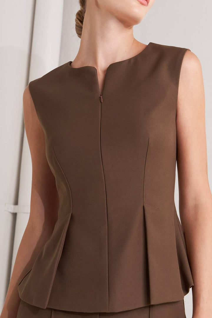 MODERN FLOW WOVEN TOP