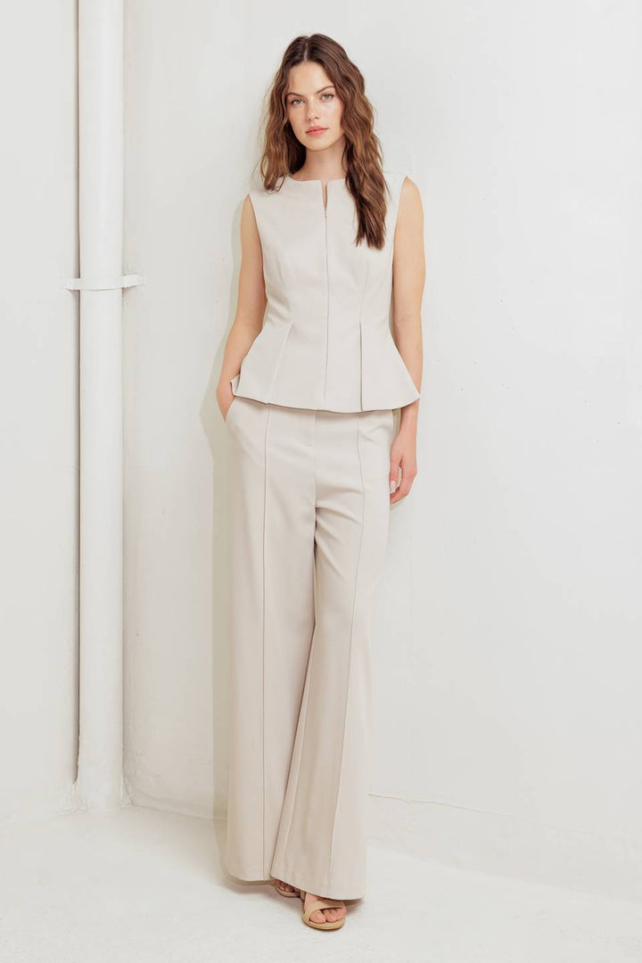 MODERN FLOW WOVEN TOP