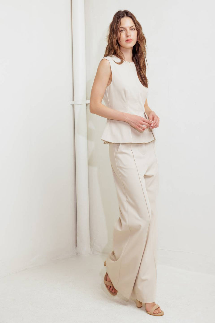 MODERN FLOW WOVEN TOP