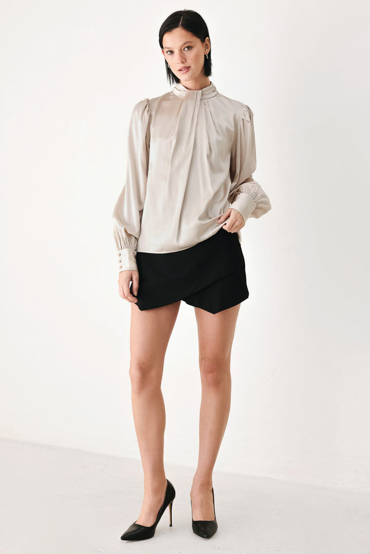 GOLDEN HOUR HIGH NECK BLOUSE