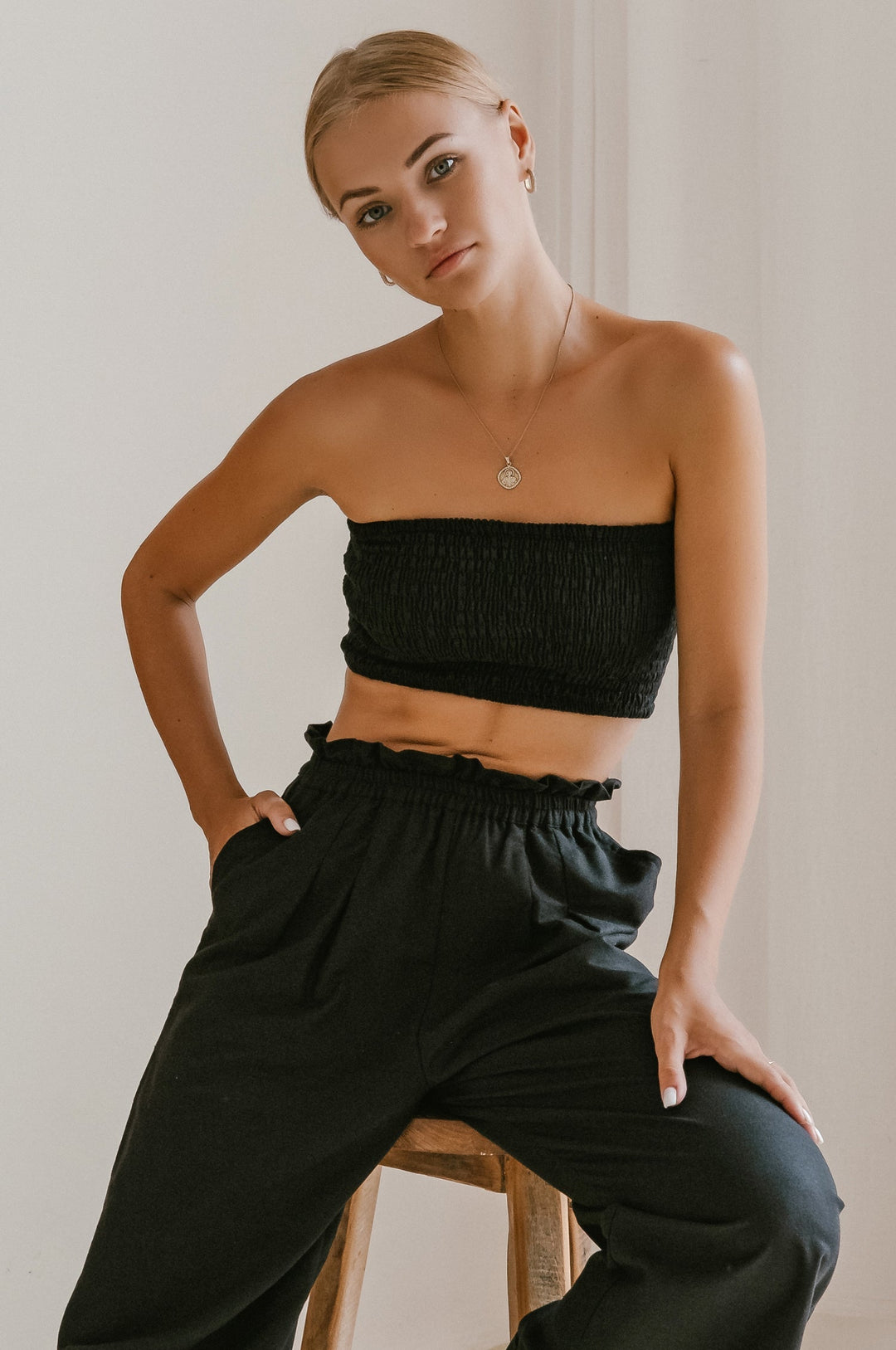 Fenzi Smocked Top by Bali Lane