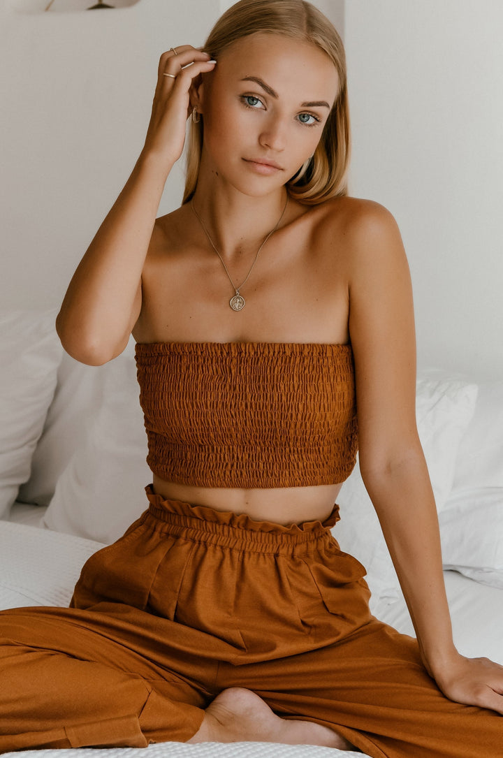 Fenzi Smocked Top by Bali Lane