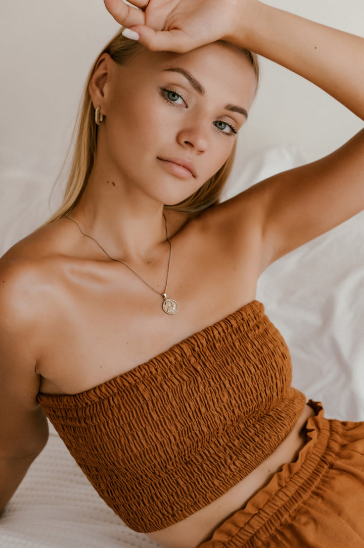 Fenzi Smocked Top by Bali Lane