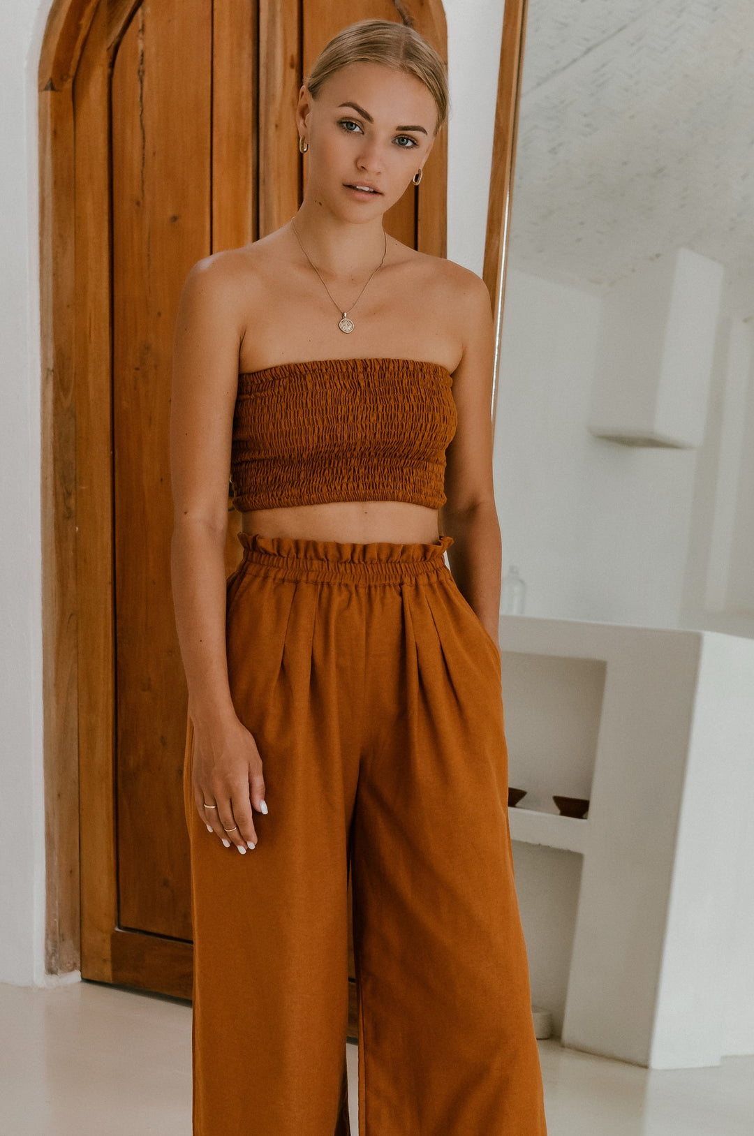 Fenzi Smocked Top by Bali Lane