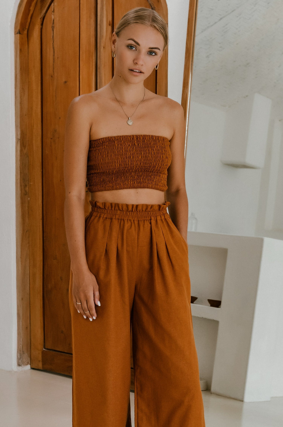 Fenzi Smocked Top by Bali Lane