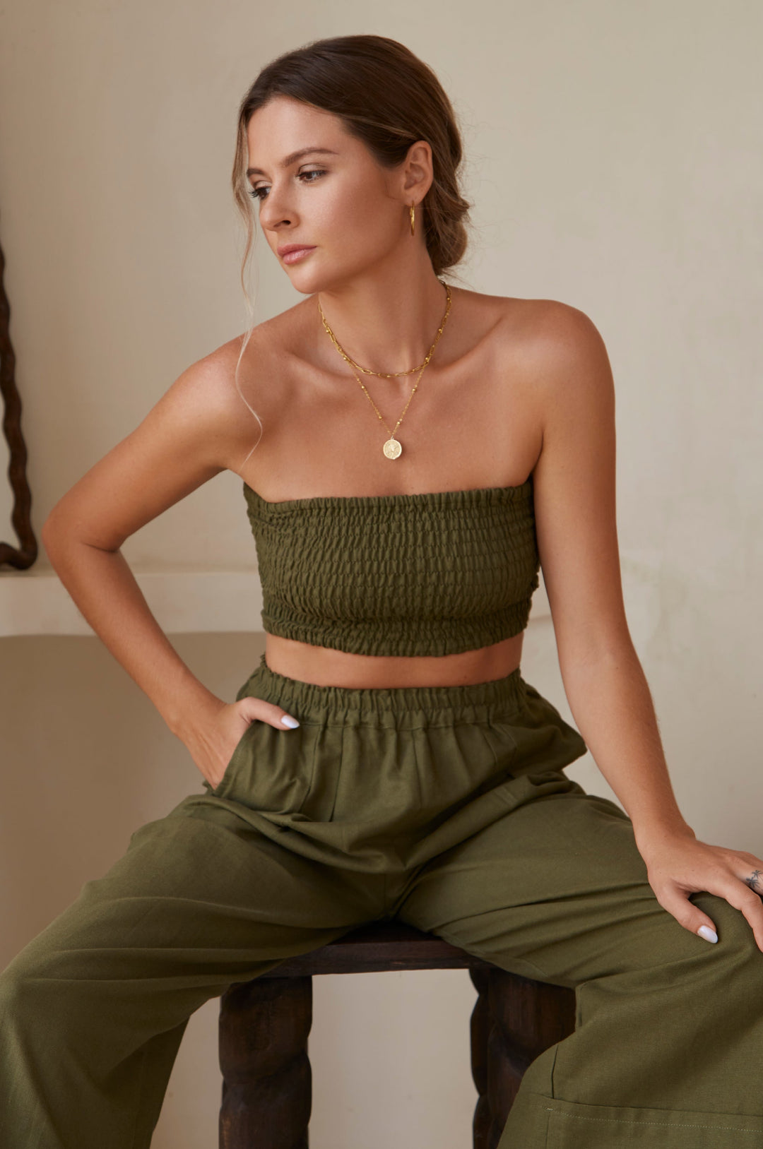 Fenzi Smocked Top by Bali Lane