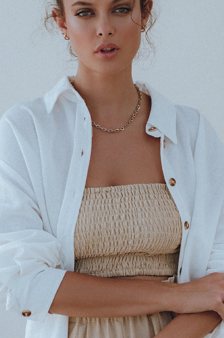 Fenzi Smocked Top by Bali Lane