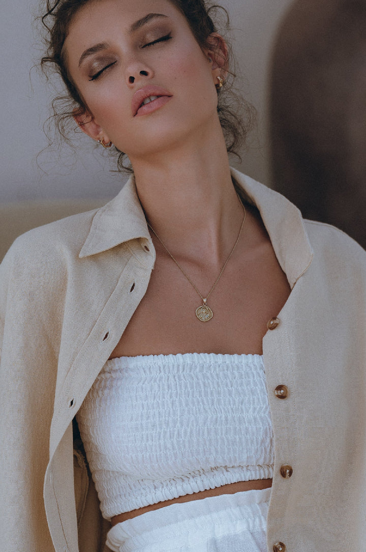 Fenzi Smocked Top by Bali Lane