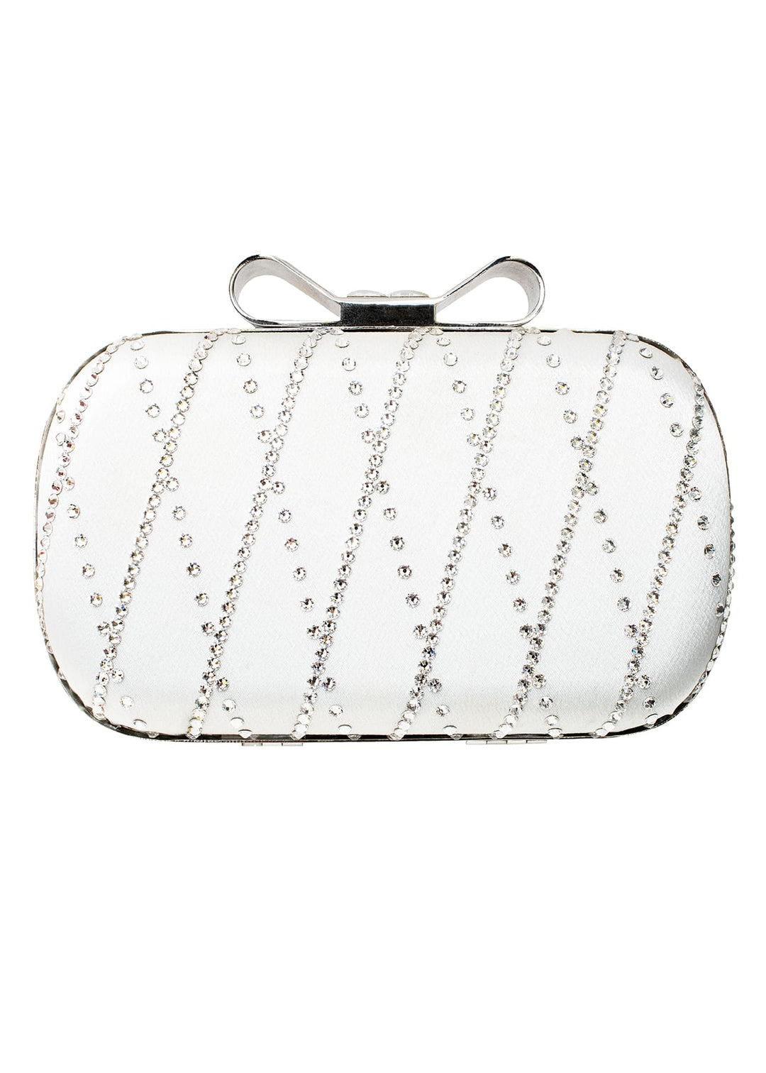 Fifi Small Crystal Bow Clutch