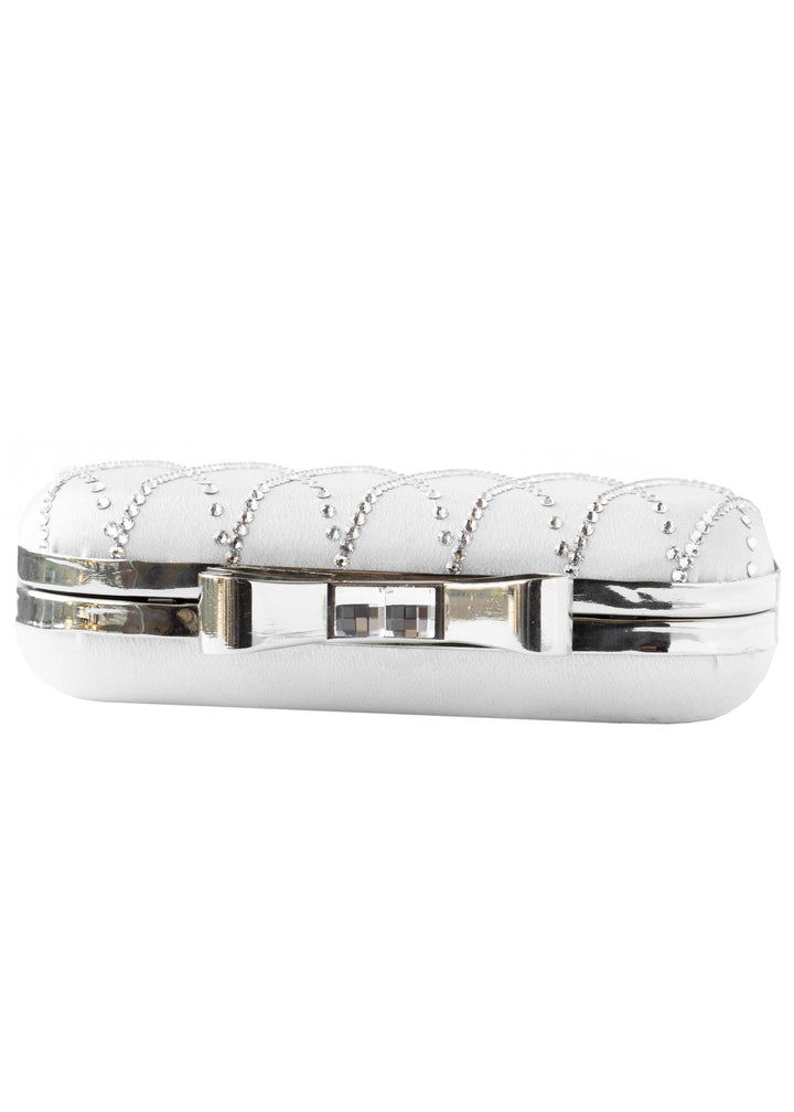 Fifi Small Crystal Bow Clutch