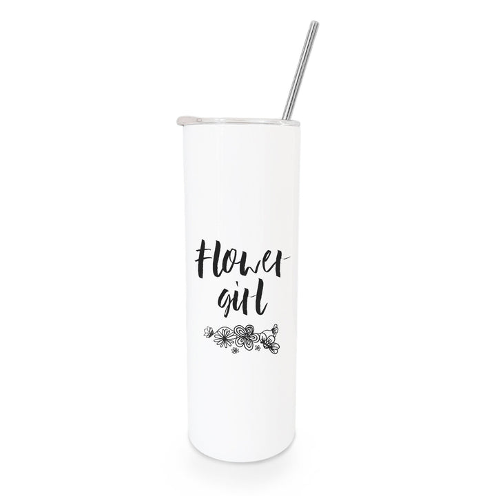 Flower Girl Wedding Tumbler by The Cotton & Canvas Co.