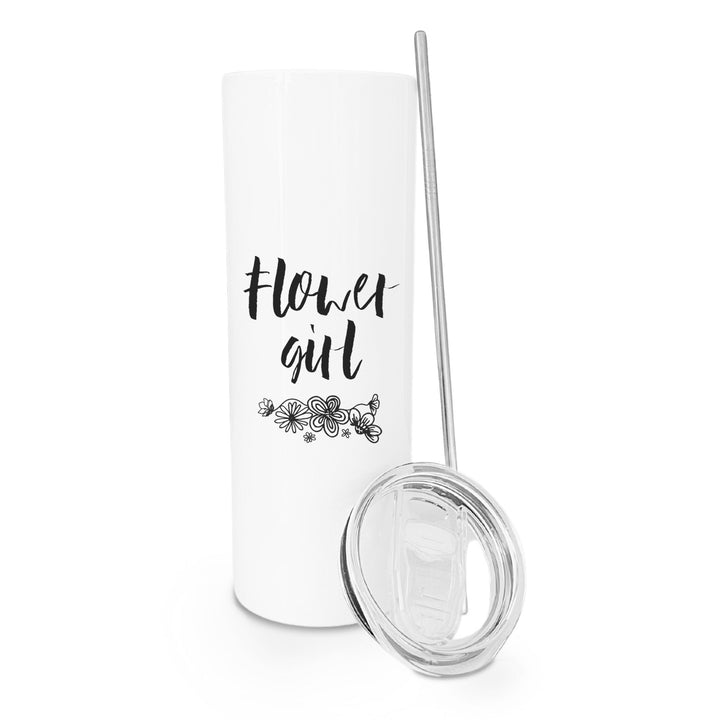 Flower Girl Wedding Tumbler by The Cotton & Canvas Co.