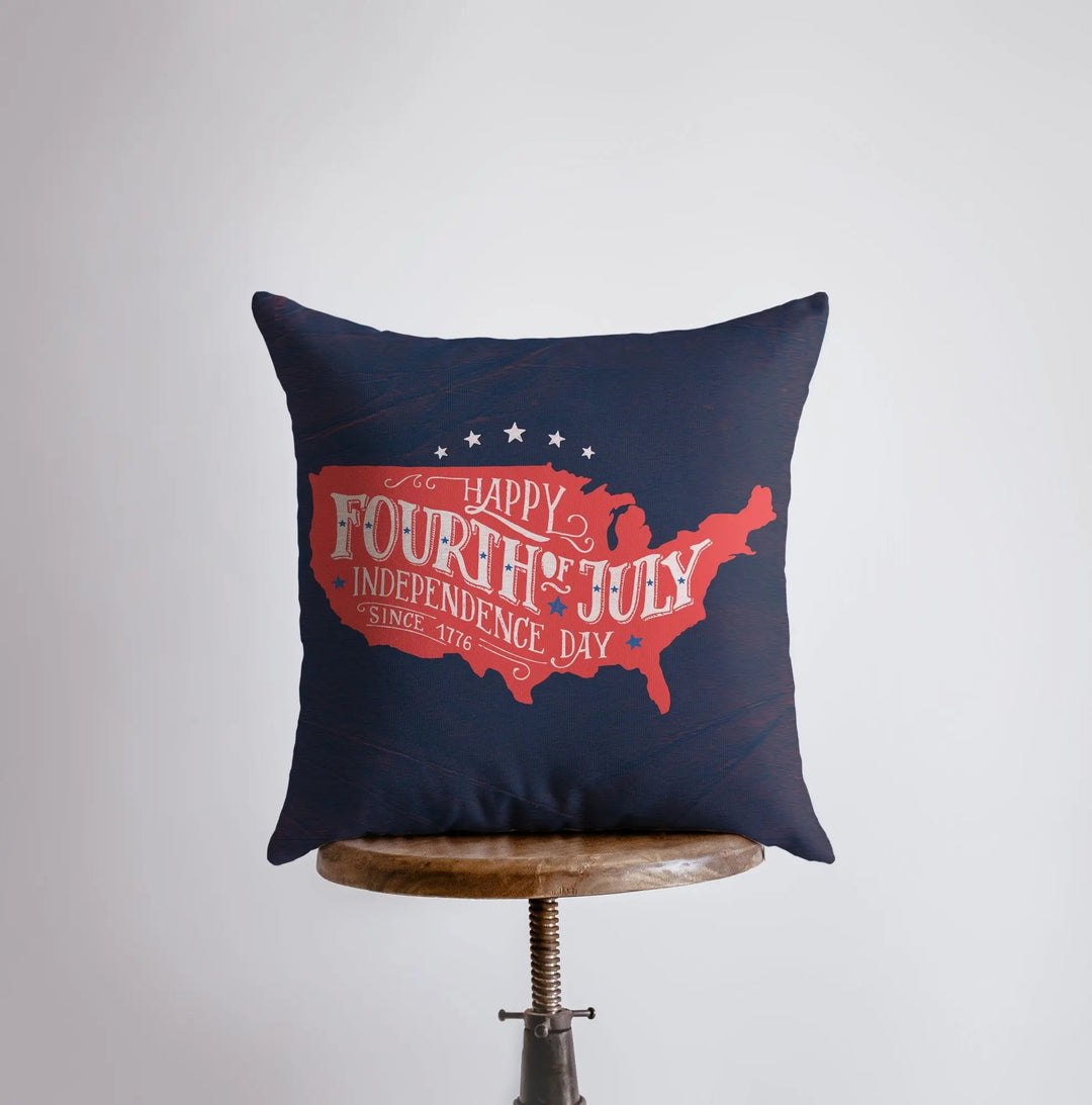 Fourth of July | Pillow Cover | Memorial Gift | Thank You Gift | Home Decor | Freedom Pillow | Farmhouse Decor | Throw Pillows | Room Decor by UniikPillows