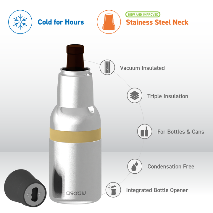 Shimmery Silver Frosty Beer 2.0 by ASOBU®