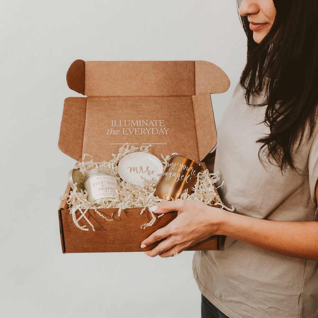 Miss to Mrs. Gift Box by Sweet Water Decor