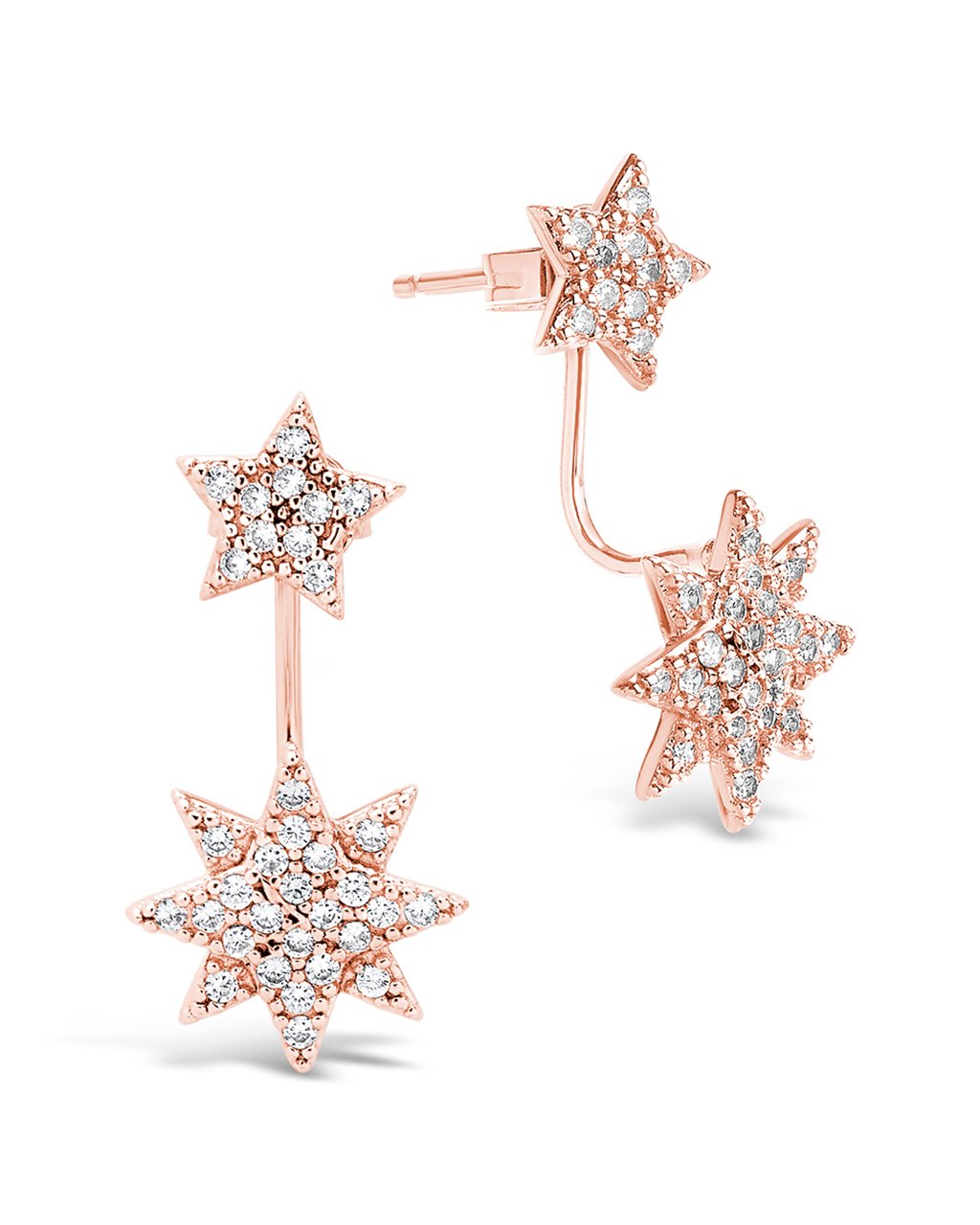 Starburst Jacket Earrings
