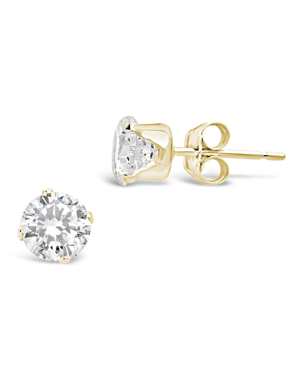CZ Stud Earrings - 5mm
