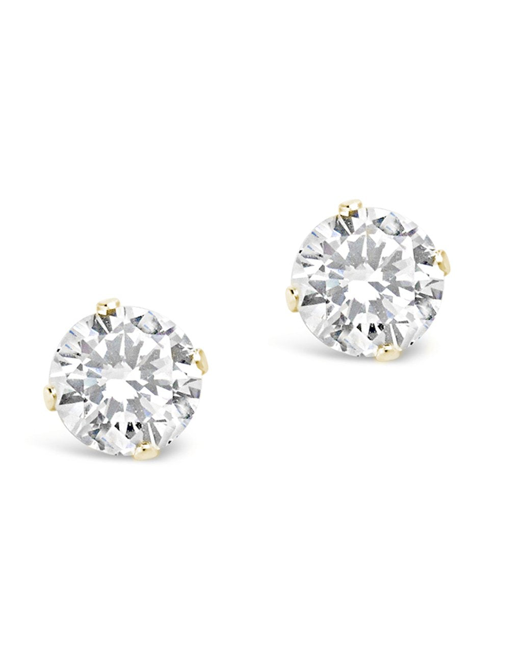 Sterling Silver CZ Stud Earrings by Sterling Forever