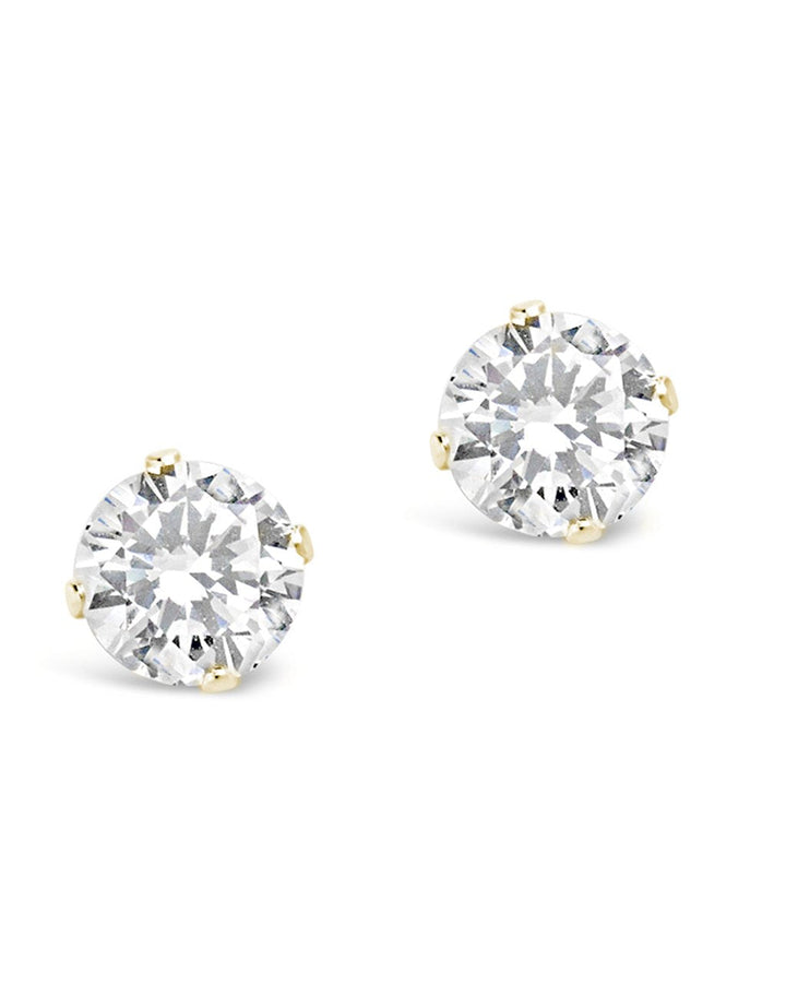 Sterling Silver CZ Stud Earrings by Sterling Forever