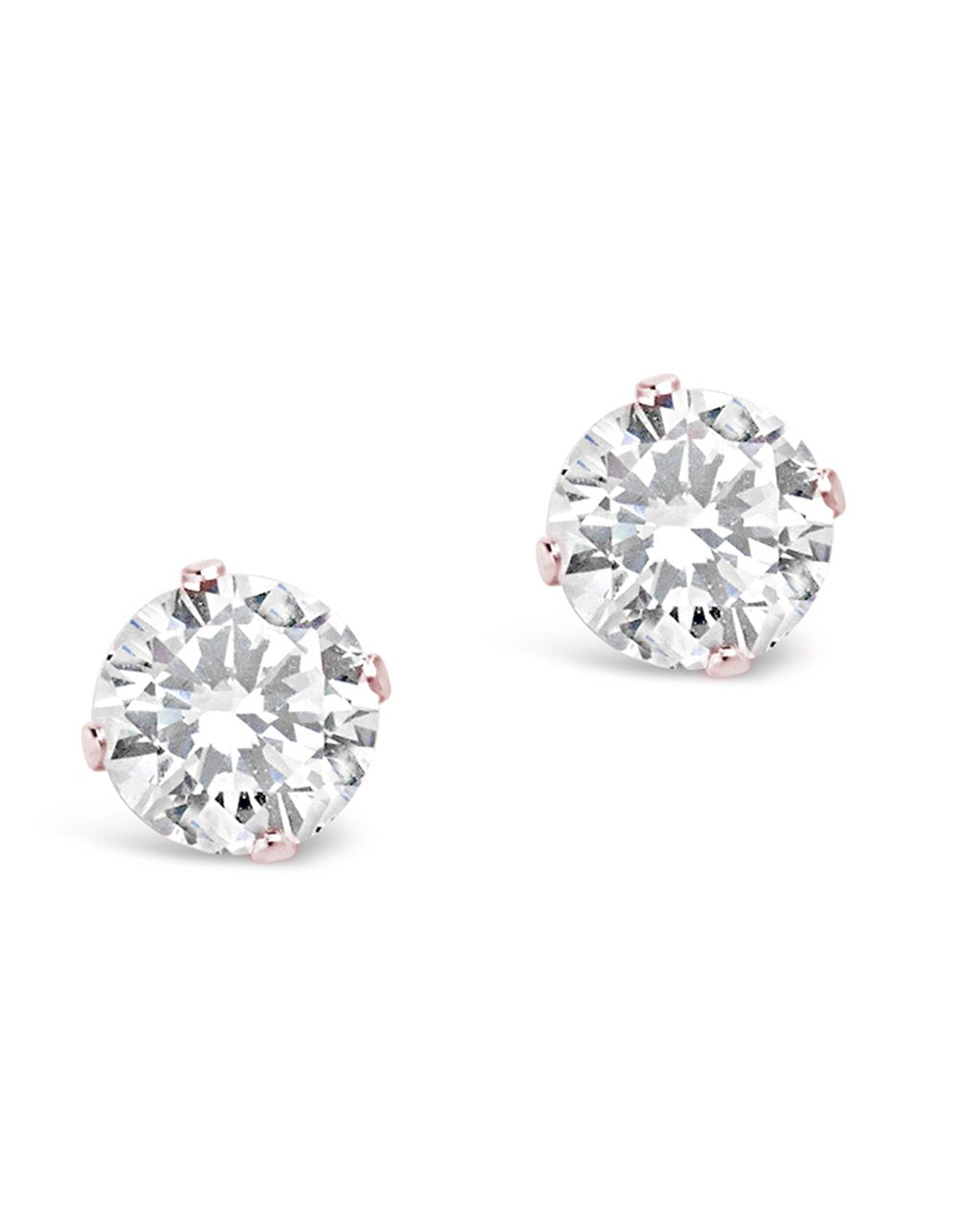 Sterling Silver CZ Stud Earrings by Sterling Forever