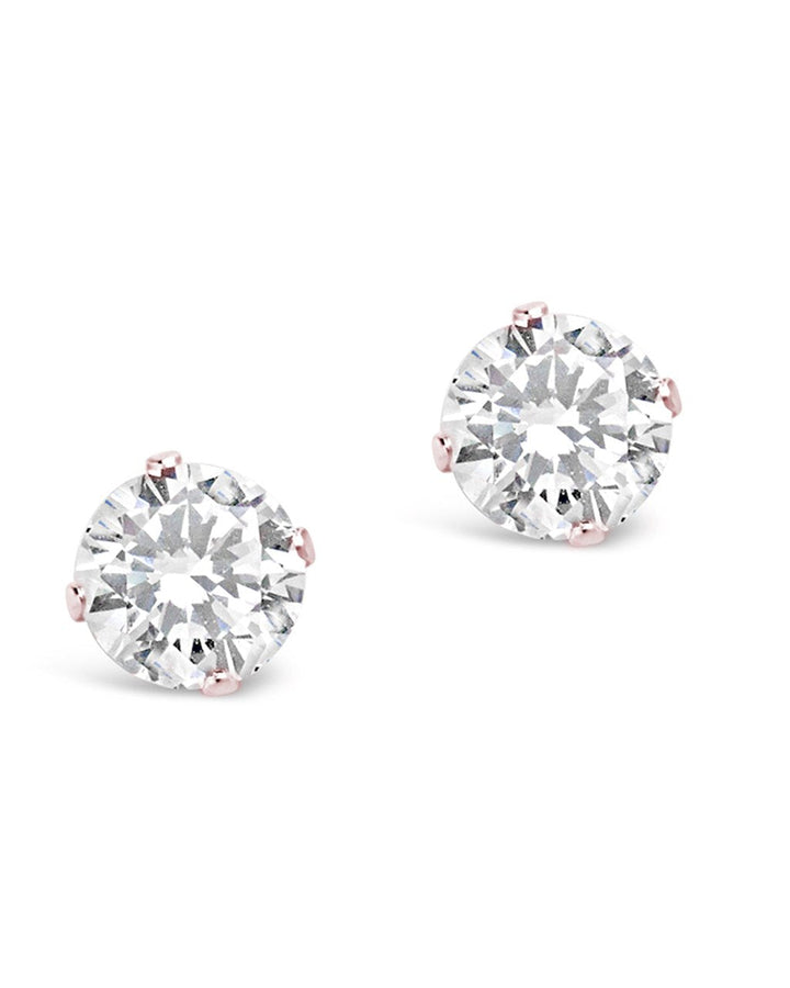 Sterling Silver CZ Stud Earrings by Sterling Forever