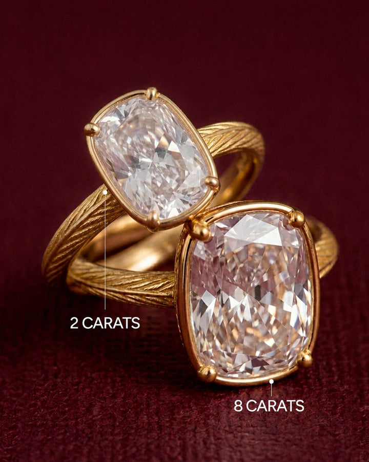 Elongated Mini Cushion Ring