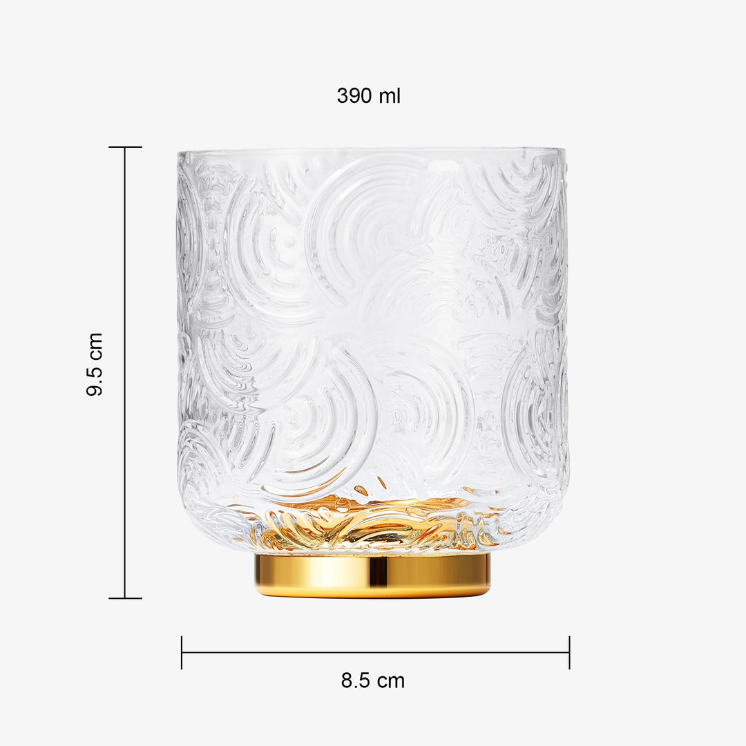Gatsby Tumbler Drinking Glass | Set of 2
