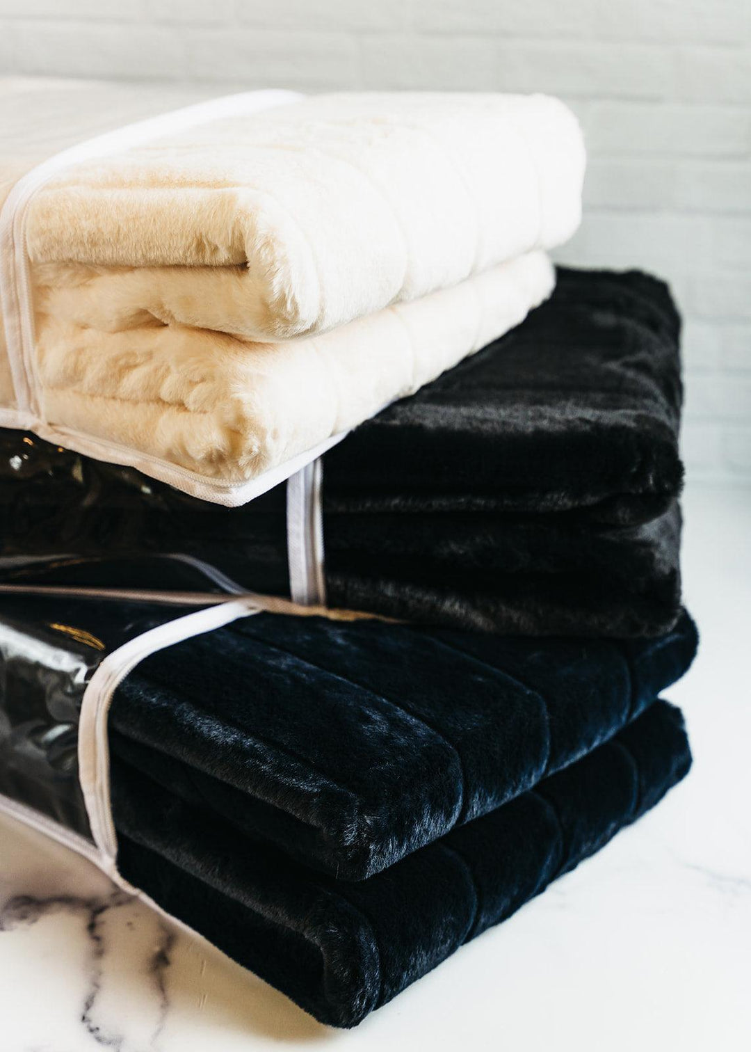 Luxe Faux Fur Throw Blanket by Giften Market