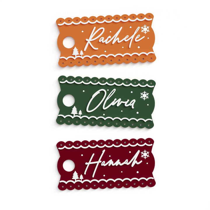 Personalized Christmas Stanley Name Plate by The Cotton & Canvas Co.