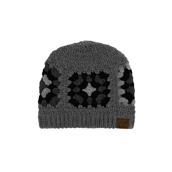 C.C Multi Color Crochet Beanie by Madeline Love