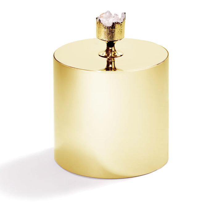 Hospitality Ice Bucket, Gold & Crystal by ANNA New York