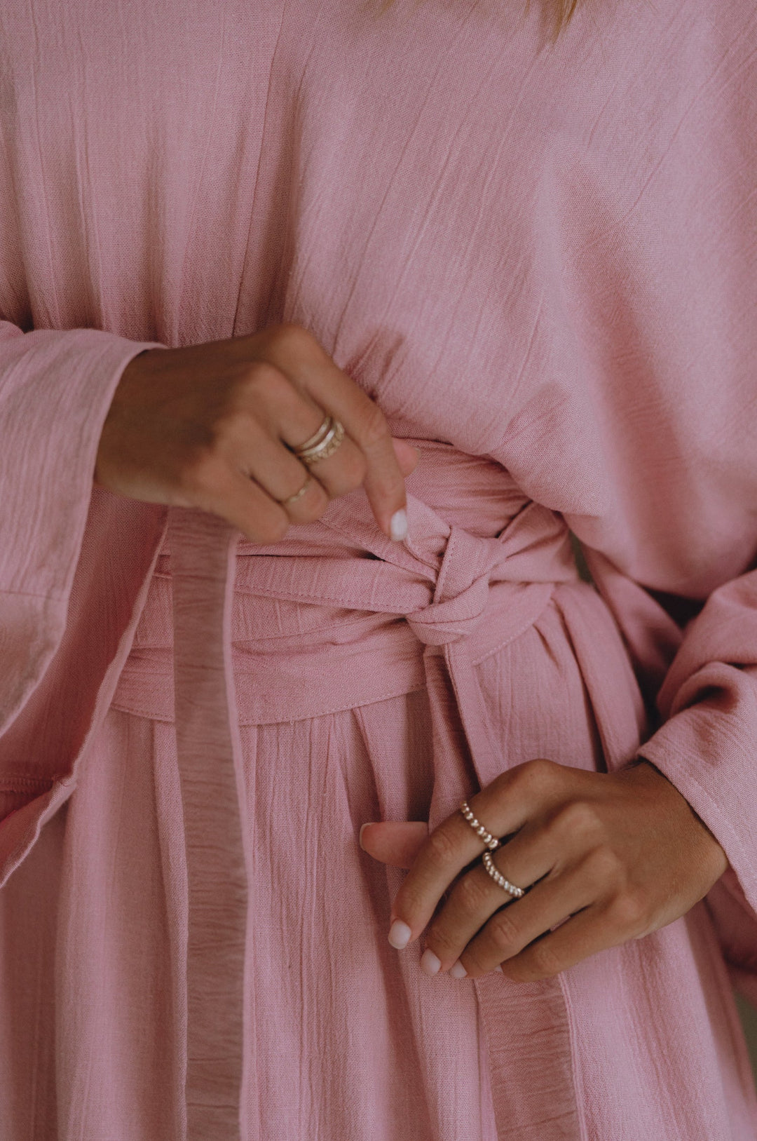 Hana Linen Kimono Dress by Bali Lane