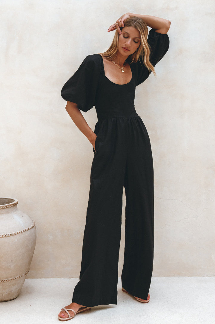 Heaven Bay Linen Jumpsuit by Bali ELF