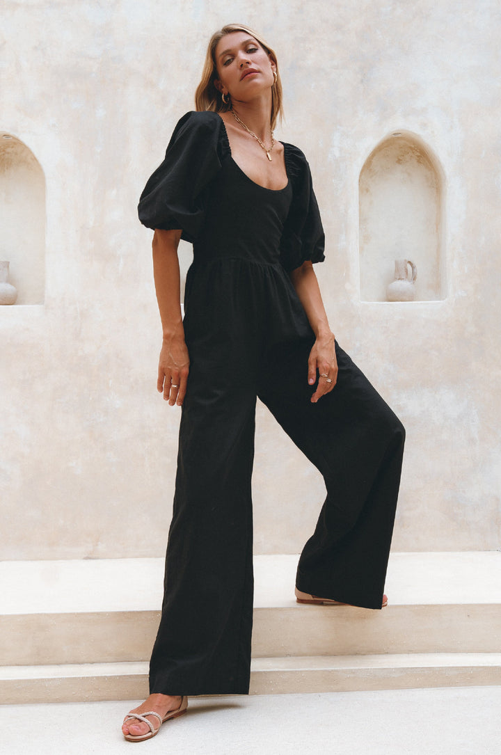 Heaven Bay Linen Jumpsuit by Bali ELF