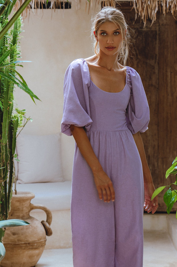 Heaven Bay Linen Jumpsuit by Bali ELF