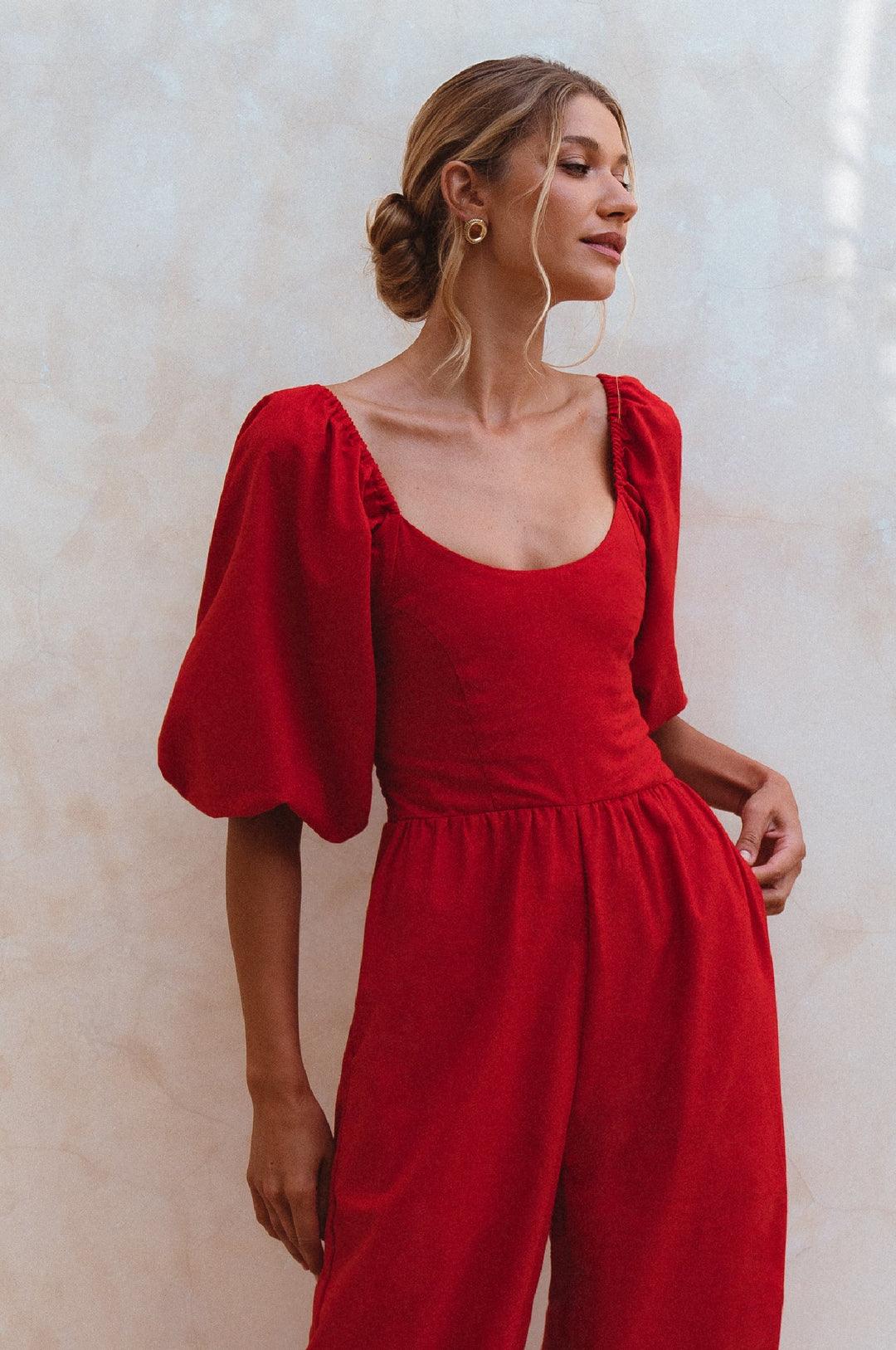 Heaven Bay Linen Jumpsuit by Bali ELF