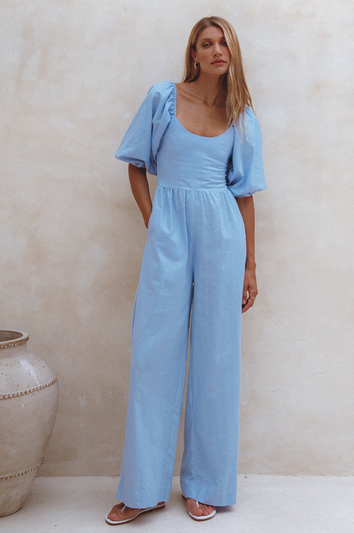 Heaven Bay Linen Jumpsuit by Bali ELF