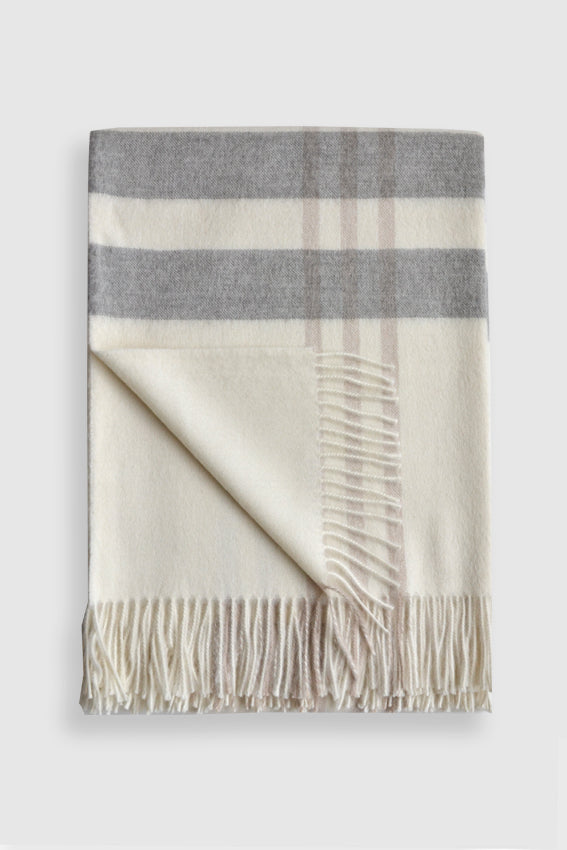 Huntsville Baby Alpaca Plaid Throw - Thumbnail 3